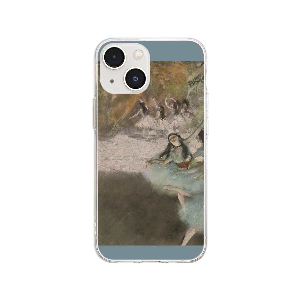 SONOTENI-ARTの007-008　エドガー・ドガ　『On the Stage』　クリア　スマホケース　iPhone 13mini/12mini/11Pro専用デザイン　CC4 Soft Clear Smartphone Case