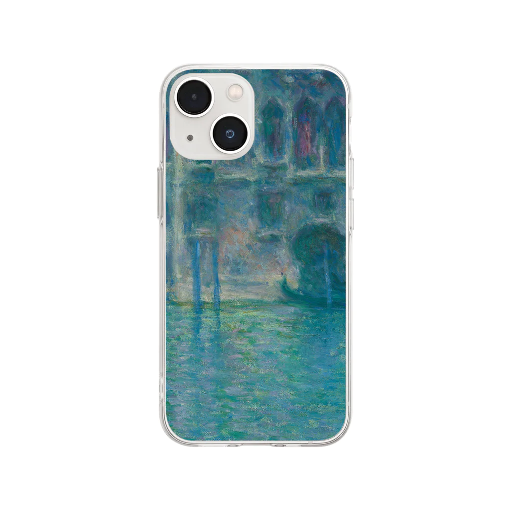 SONOTENI-ARTの004-035　クロード・モネ　『Palazzo da Mula, Venice』　クリア　スマホケース　iPhone 13mini/12mini/11Pro専用デザイン　CC4 Soft Clear Smartphone Case