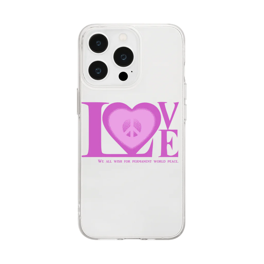 JOKERS FACTORYのPEACE Soft Clear Smartphone Case