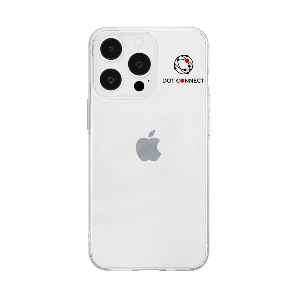 Dot Connectのドットコネクトlogo1 Soft Clear Smartphone Case