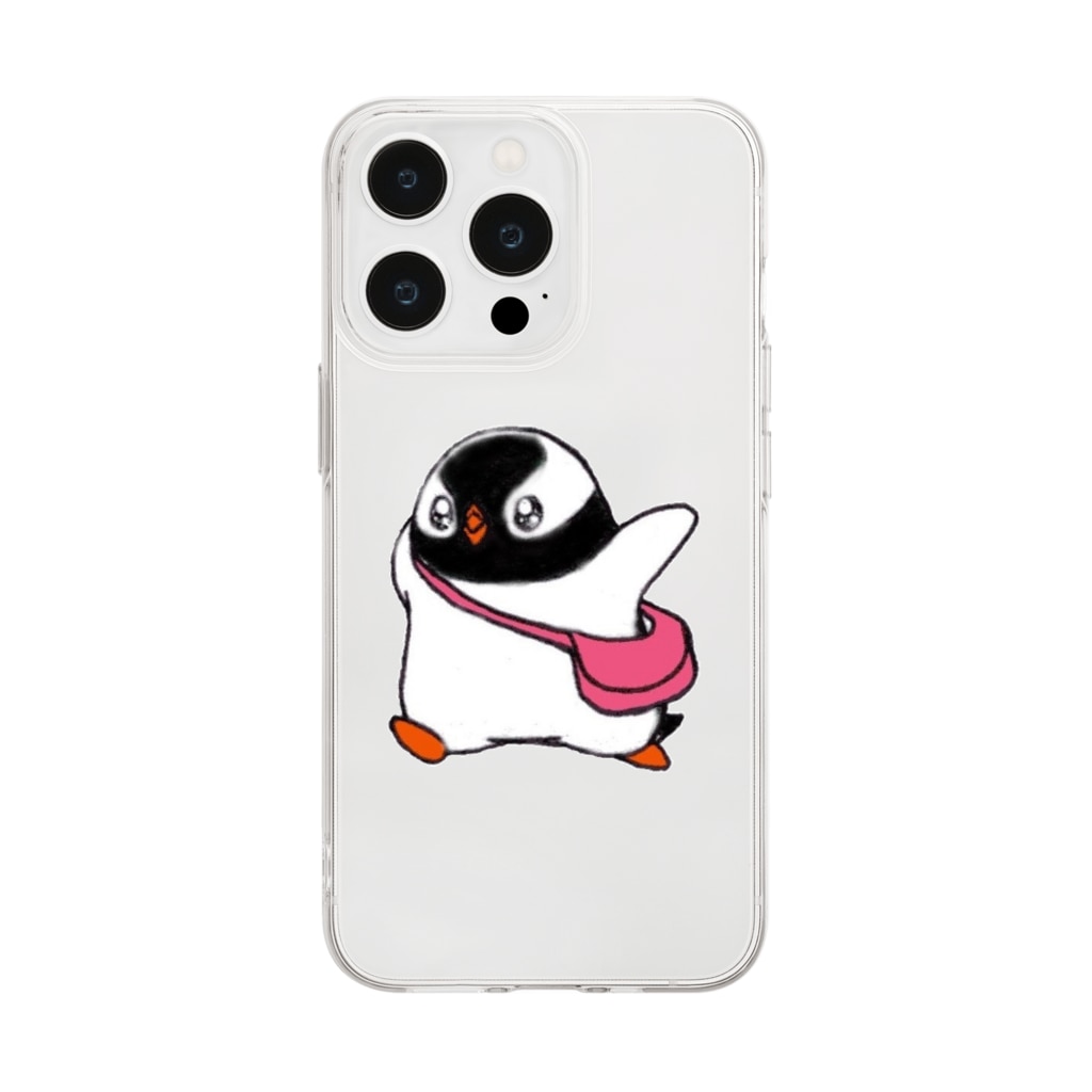 ヤママユ(ヤママユ・ペンギイナ)の走れ！プピゴン！ Soft Clear Smartphone Case
