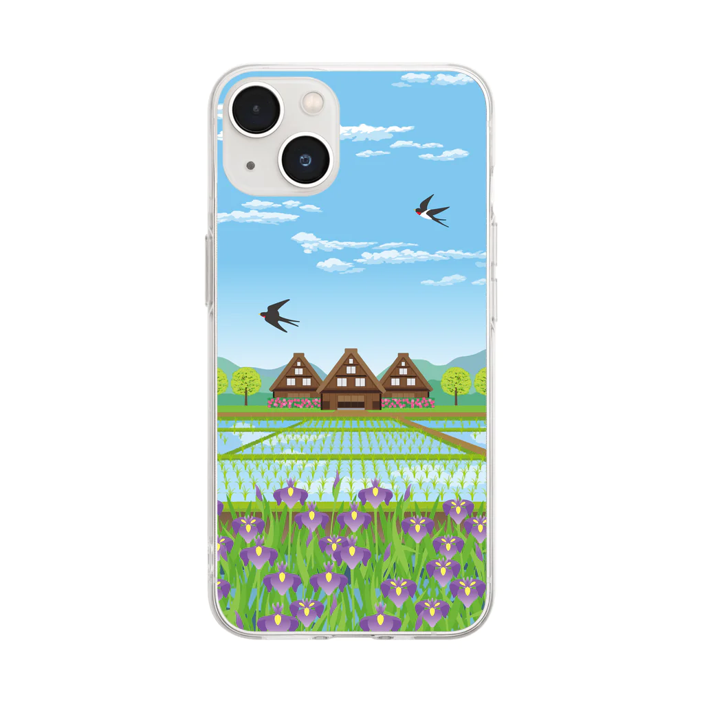 SoraTamagoの春の風景 part2 spc002 Soft Clear Smartphone Case