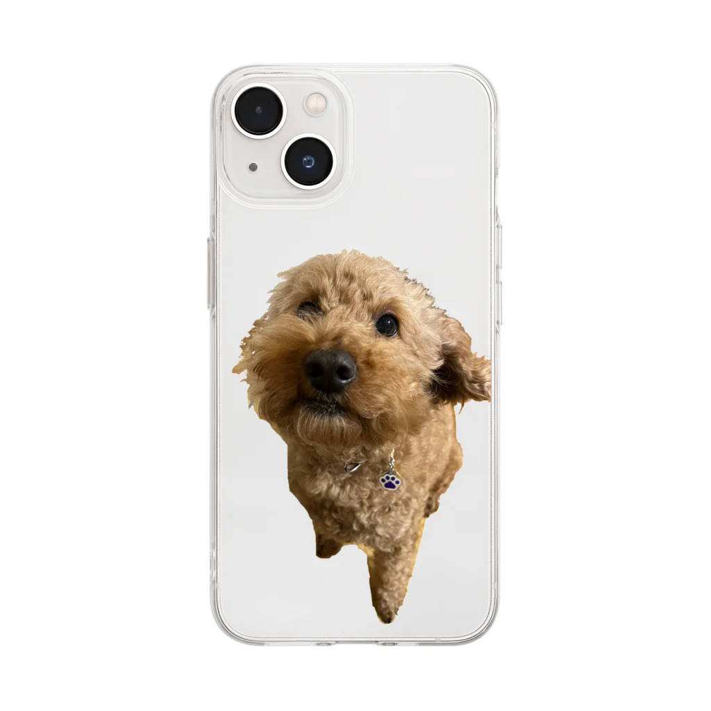 アラビックまりんの愛犬 Soft Clear Smartphone Case