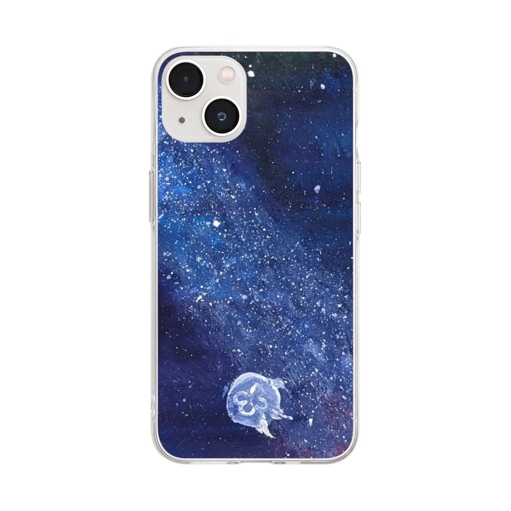 美夜乃闇の深海の宇宙 Soft Clear Smartphone Case