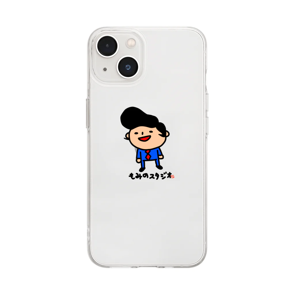 momino studio SHOPの棒立ちもみのさん Soft Clear Smartphone Case