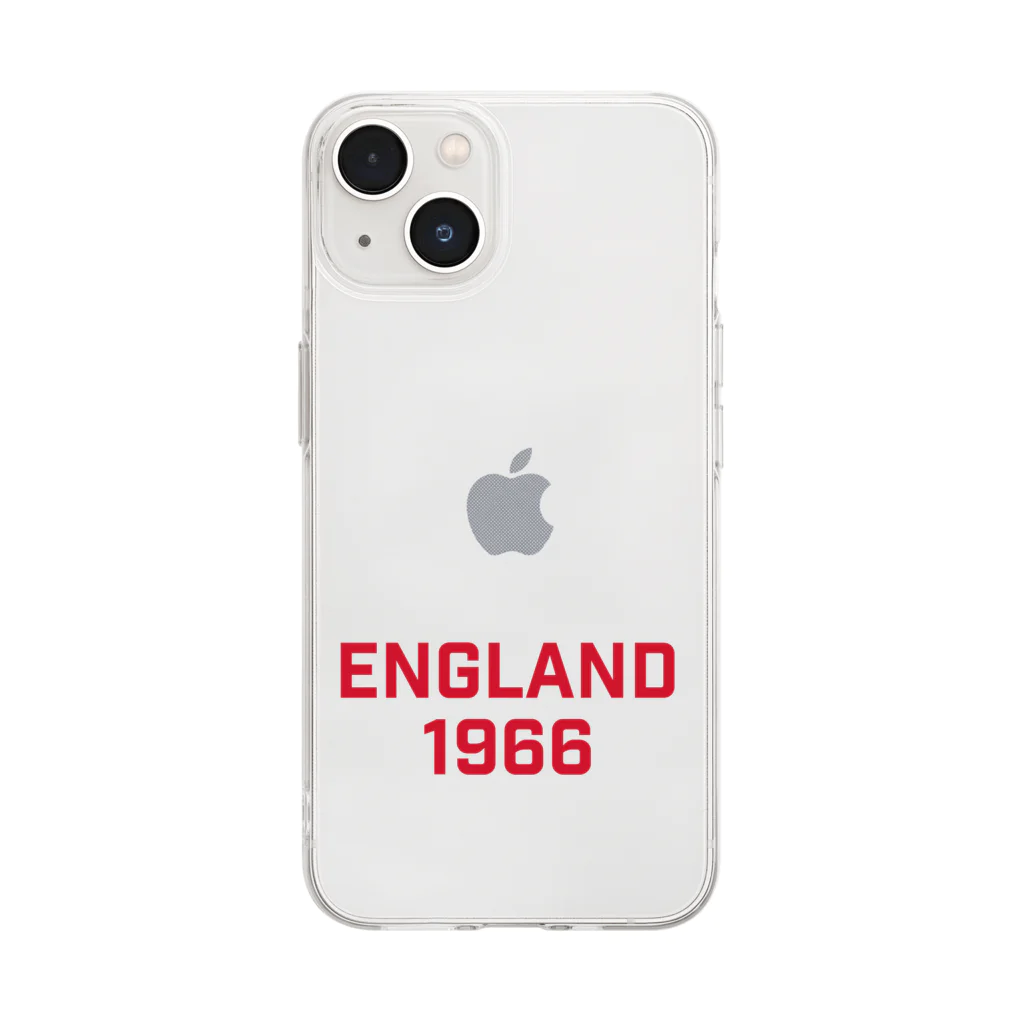 KAWAGOE GRAPHICSのイングランド1966 Soft Clear Smartphone Case