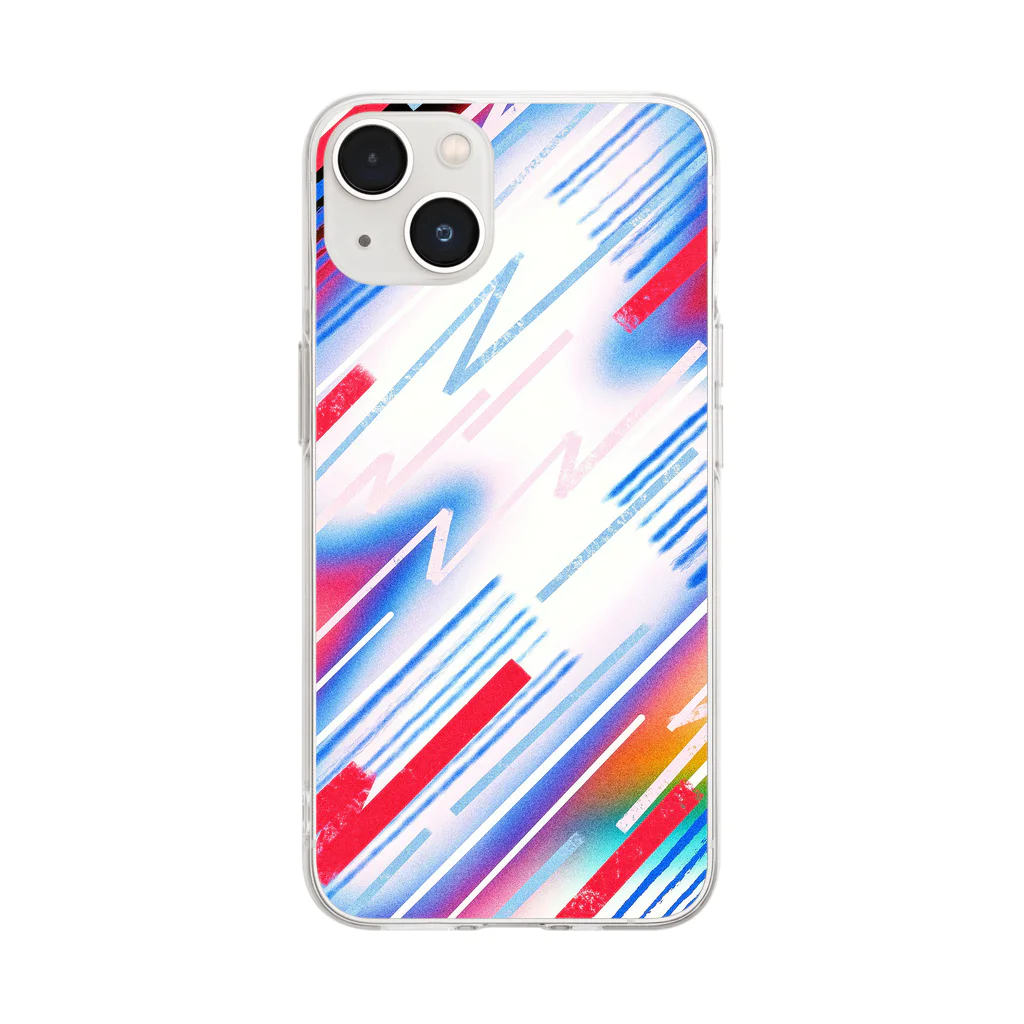 てじま りんのRock＆Electronic Soft Clear Smartphone Case