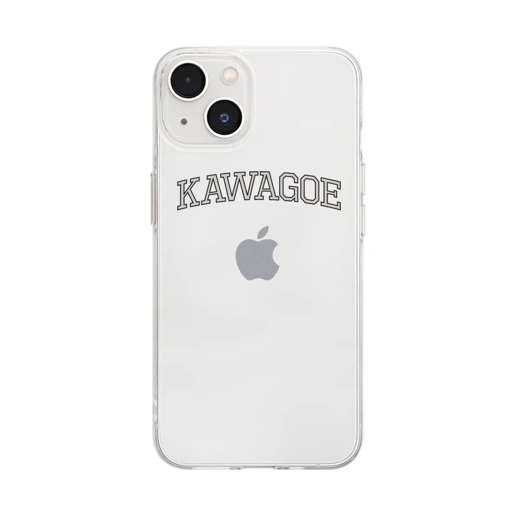 KAWAGOE GRAPHICSの世界の都市シリーズ　１　川越 Soft Clear Smartphone Case