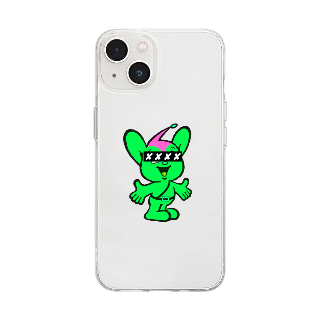 N3のペーポコー Soft Clear Smartphone Case