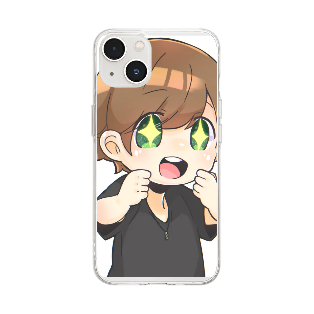 💚🍈キャピオカメロン🍈💚のキャピ3 Soft Clear Smartphone Case