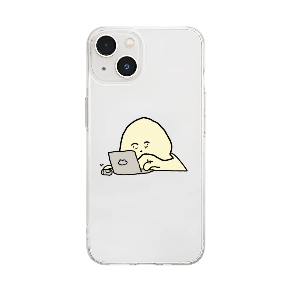 ぽたの犬小屋の限界ぽた Soft Clear Smartphone Case