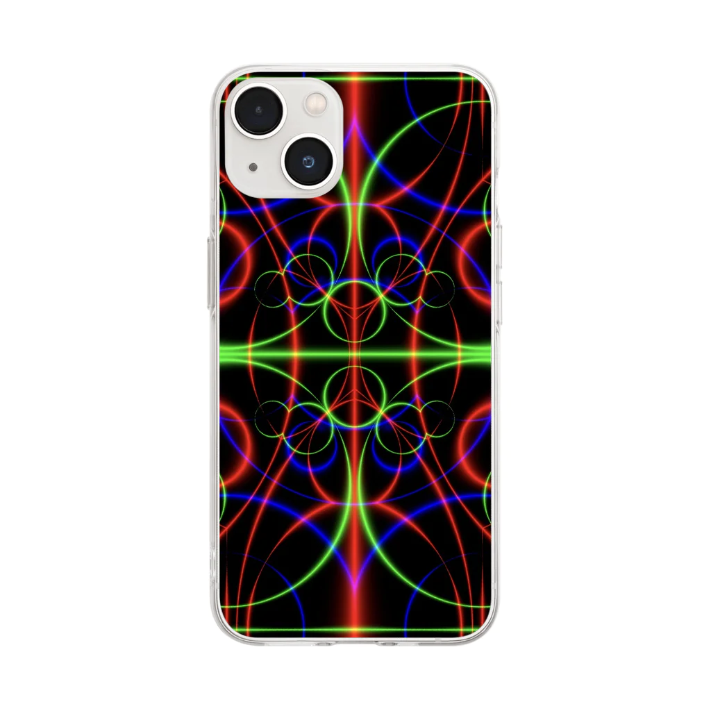 薈.collectionのdigitalartシリーズ Soft Clear Smartphone Case