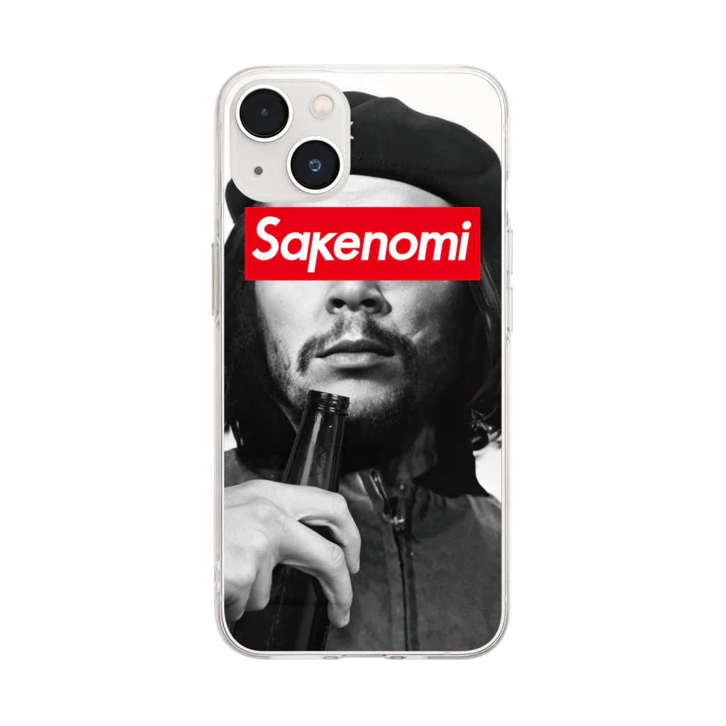 stereovisionのチェ・ゲバラとsakenomi Soft Clear Smartphone Case