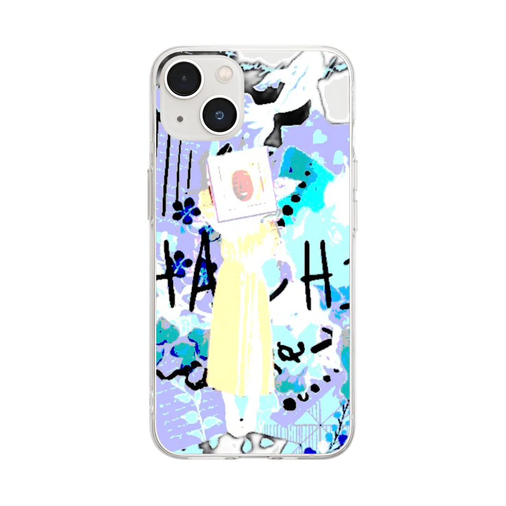 SHACHIのコラージュSHACHI（クール） Soft Clear Smartphone Case