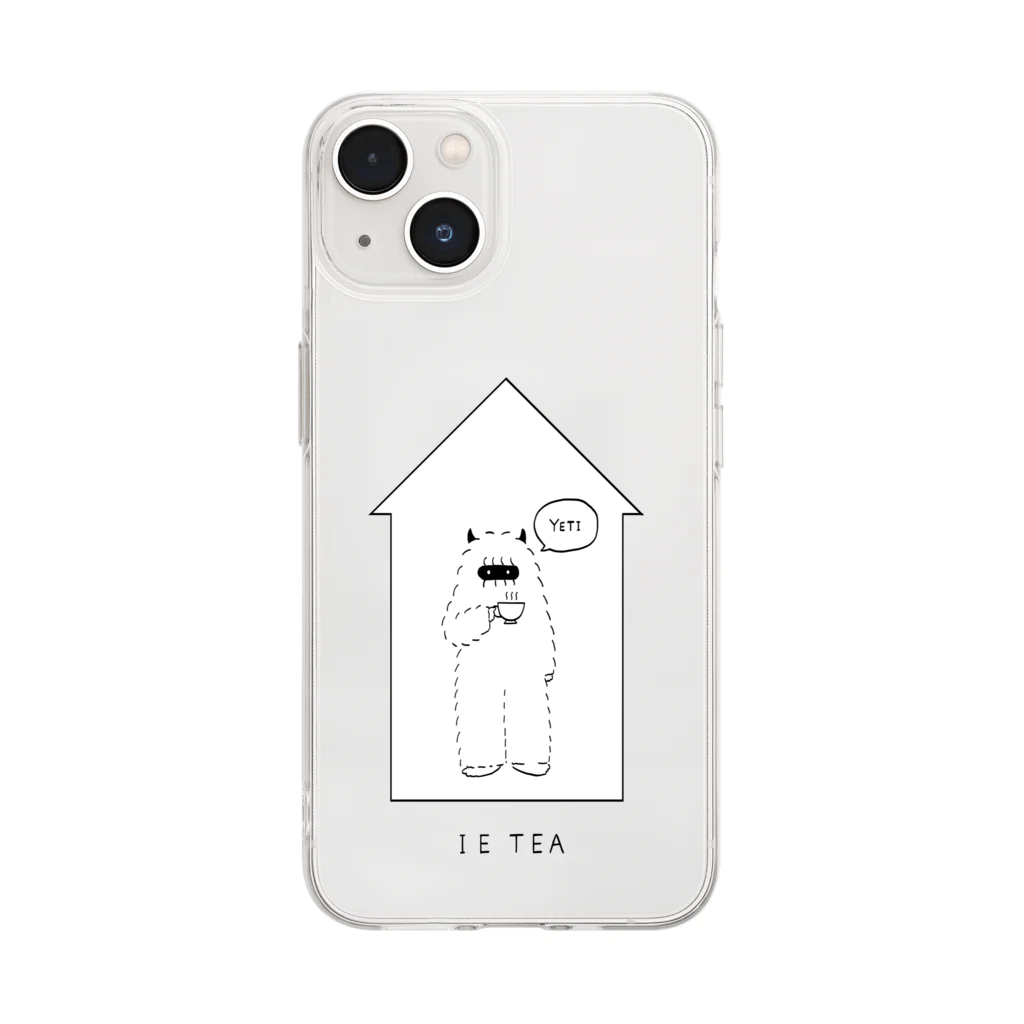 ばらばらのイエティ（大） Soft Clear Smartphone Case