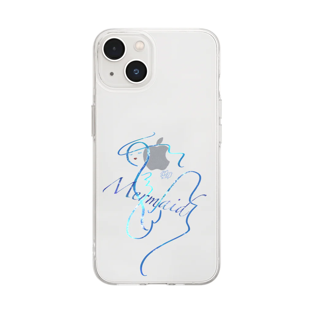 manako*Muse*のMermaid Soft Clear Smartphone Case