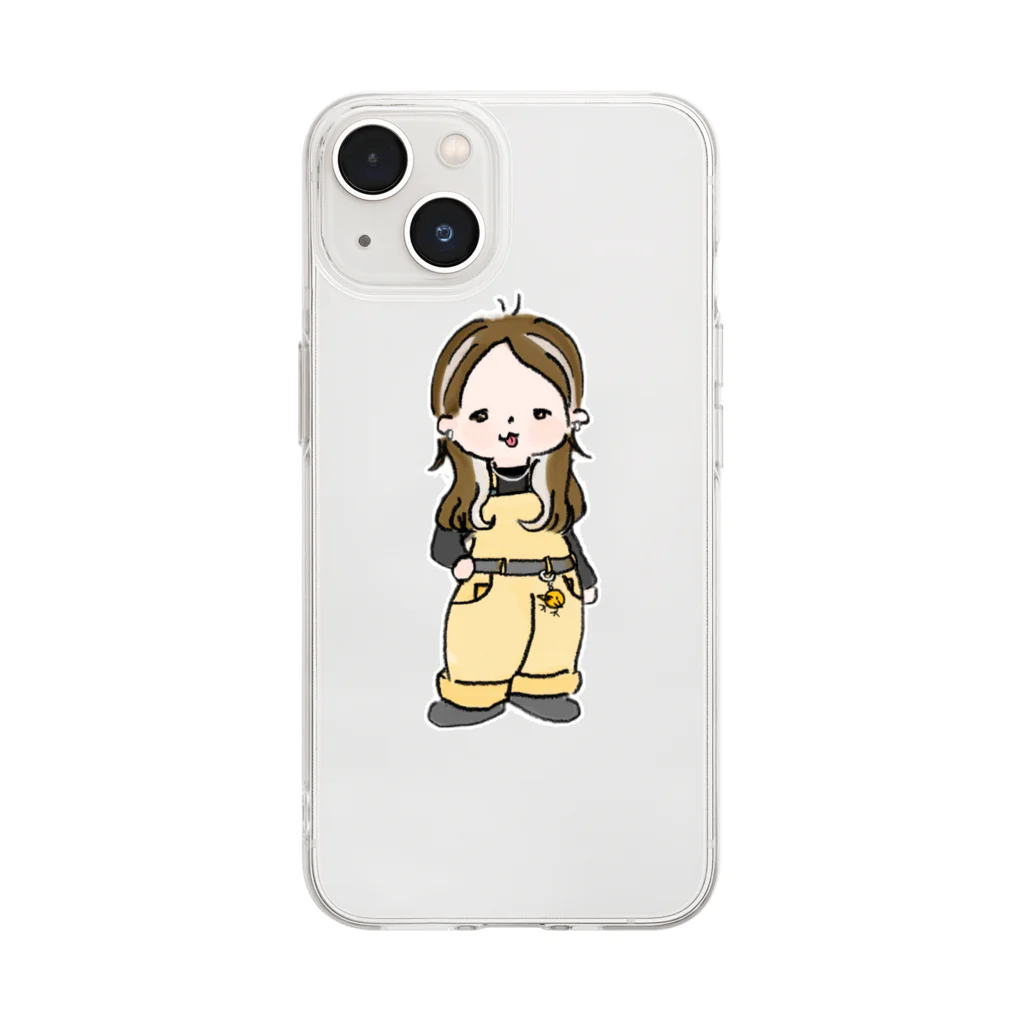 こなすのひよことチノちゃん Soft Clear Smartphone Case