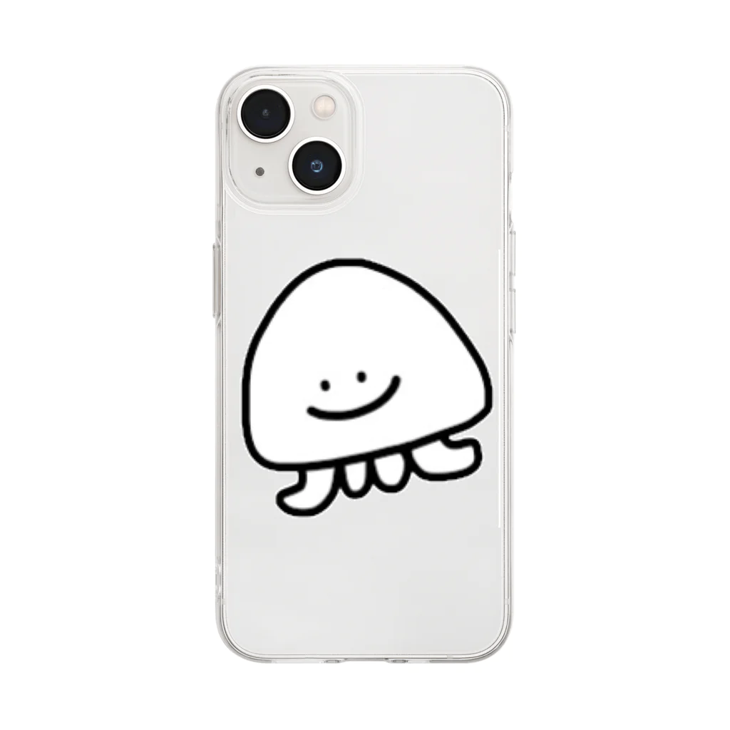 なっちのおみせのなっちのおさかな(キャノンボールジェリーフィッシュ) Soft Clear Smartphone Case