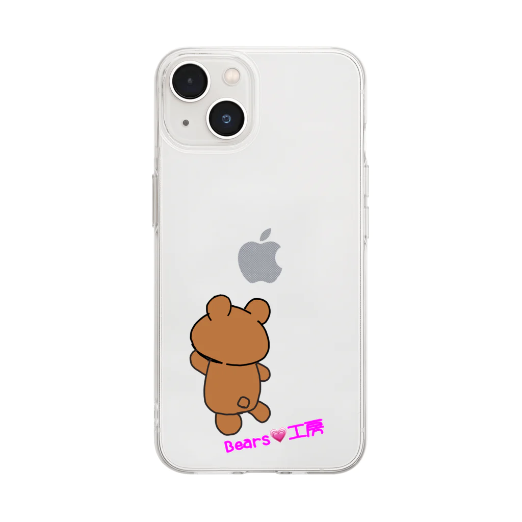 Bears♡工房のBears工房オリジナル Soft Clear Smartphone Case