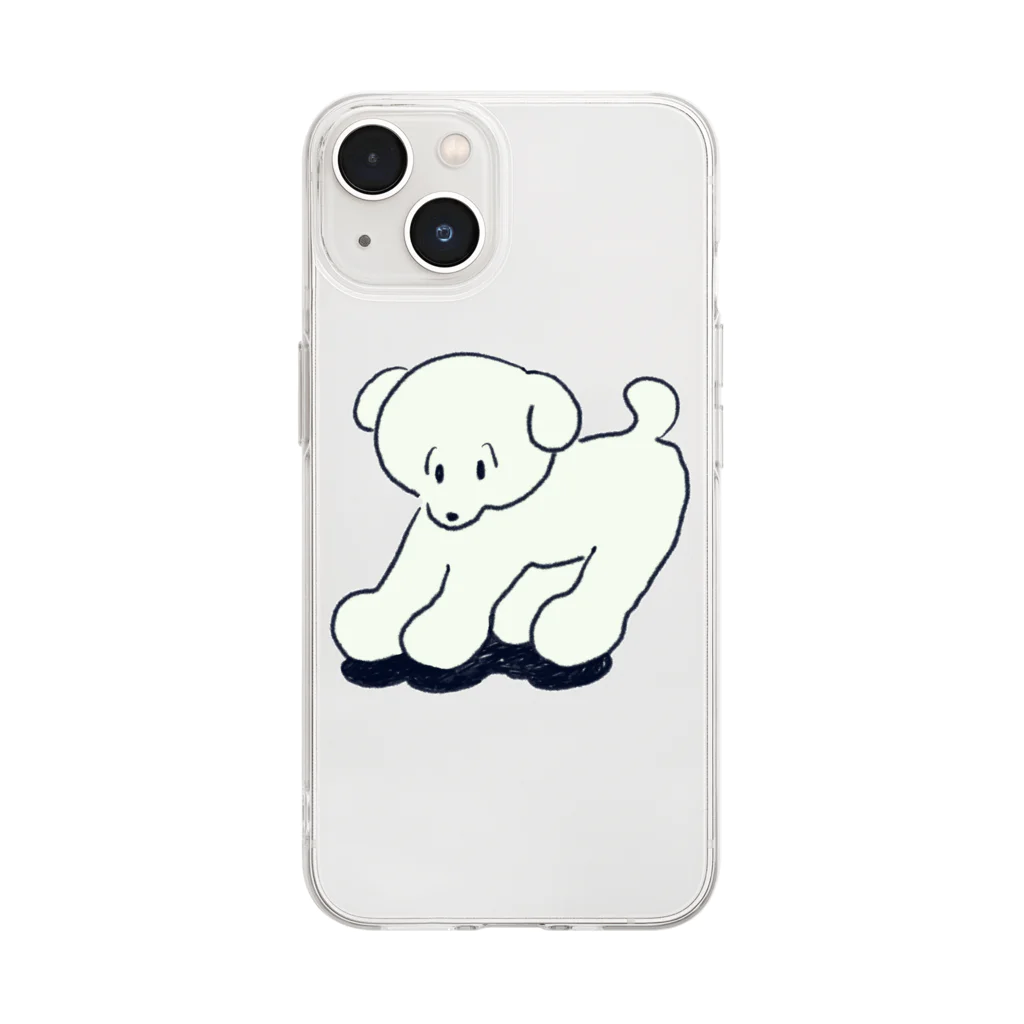 かしわのわんちゃん Soft Clear Smartphone Case