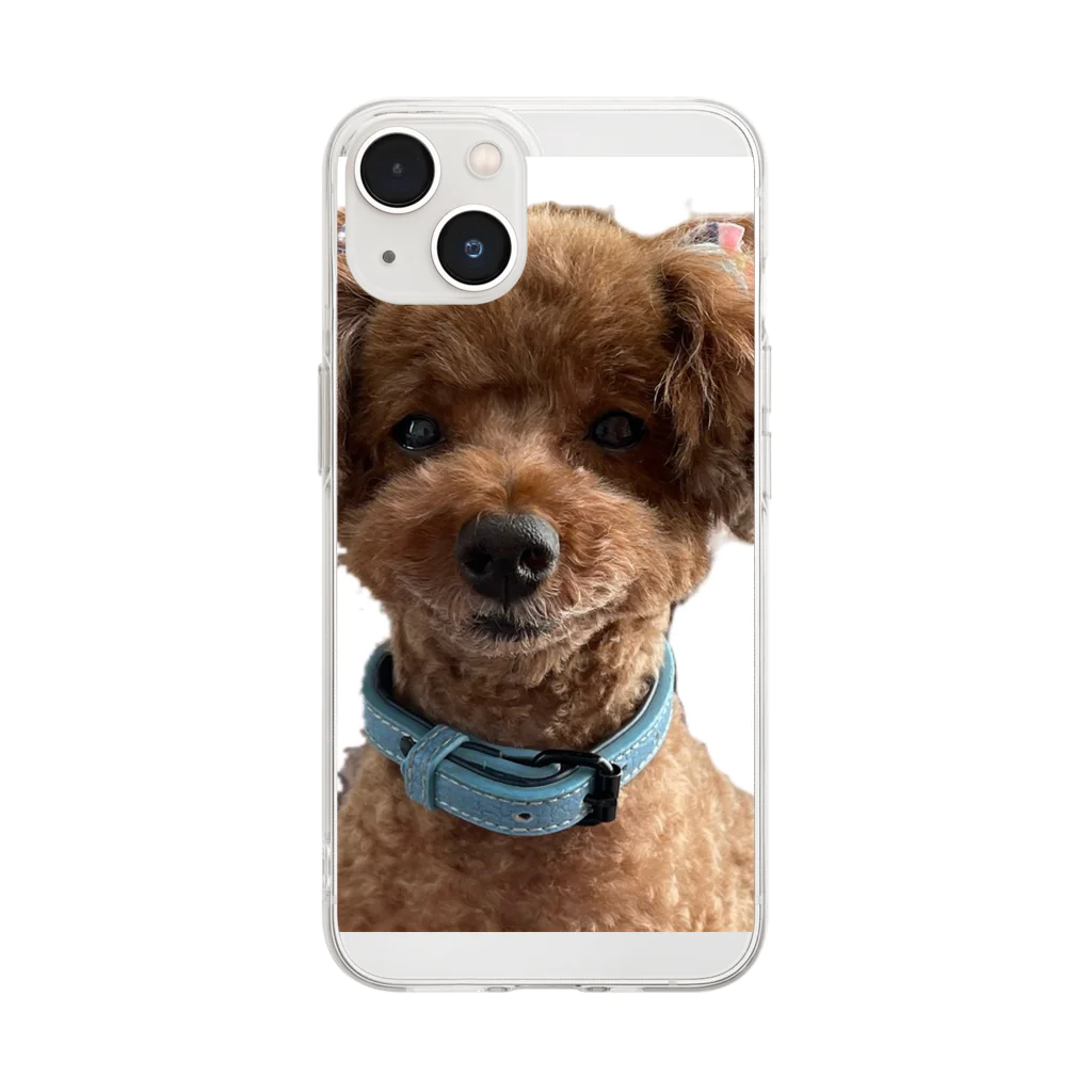 I love coronaのI Love toypoodles Soft Clear Smartphone Case