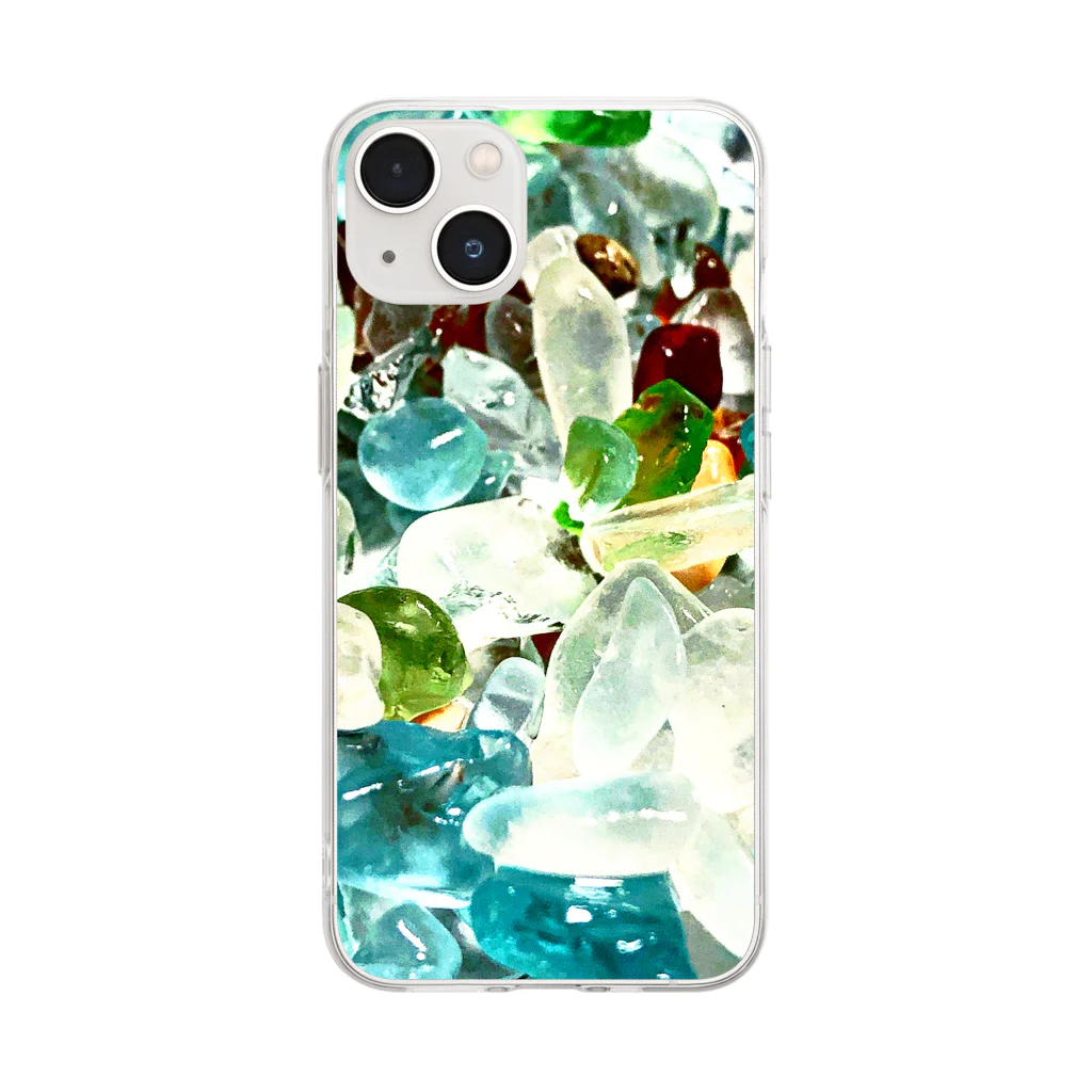 海色ものがたりのうみのほうせき Soft Clear Smartphone Case