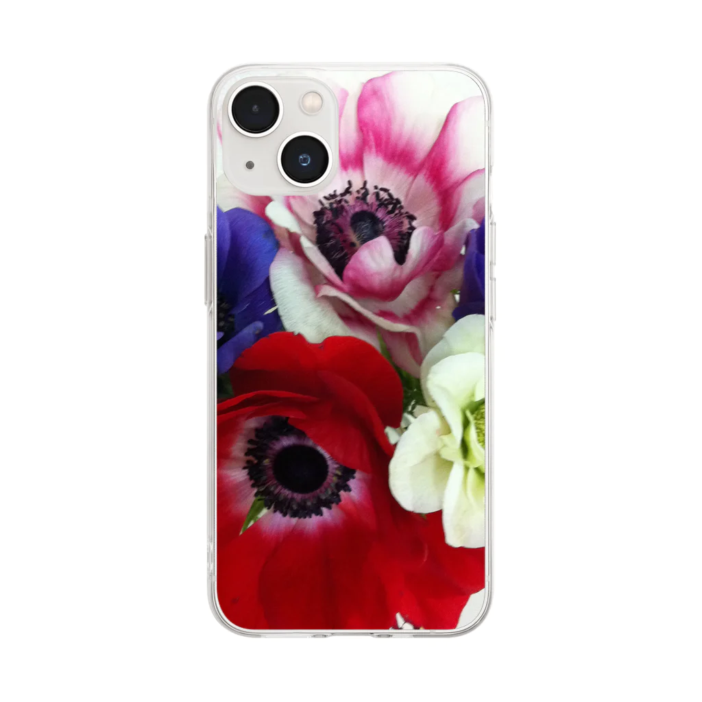 LiLiLiのLiLiLi Flower Soft Clear Smartphone Case