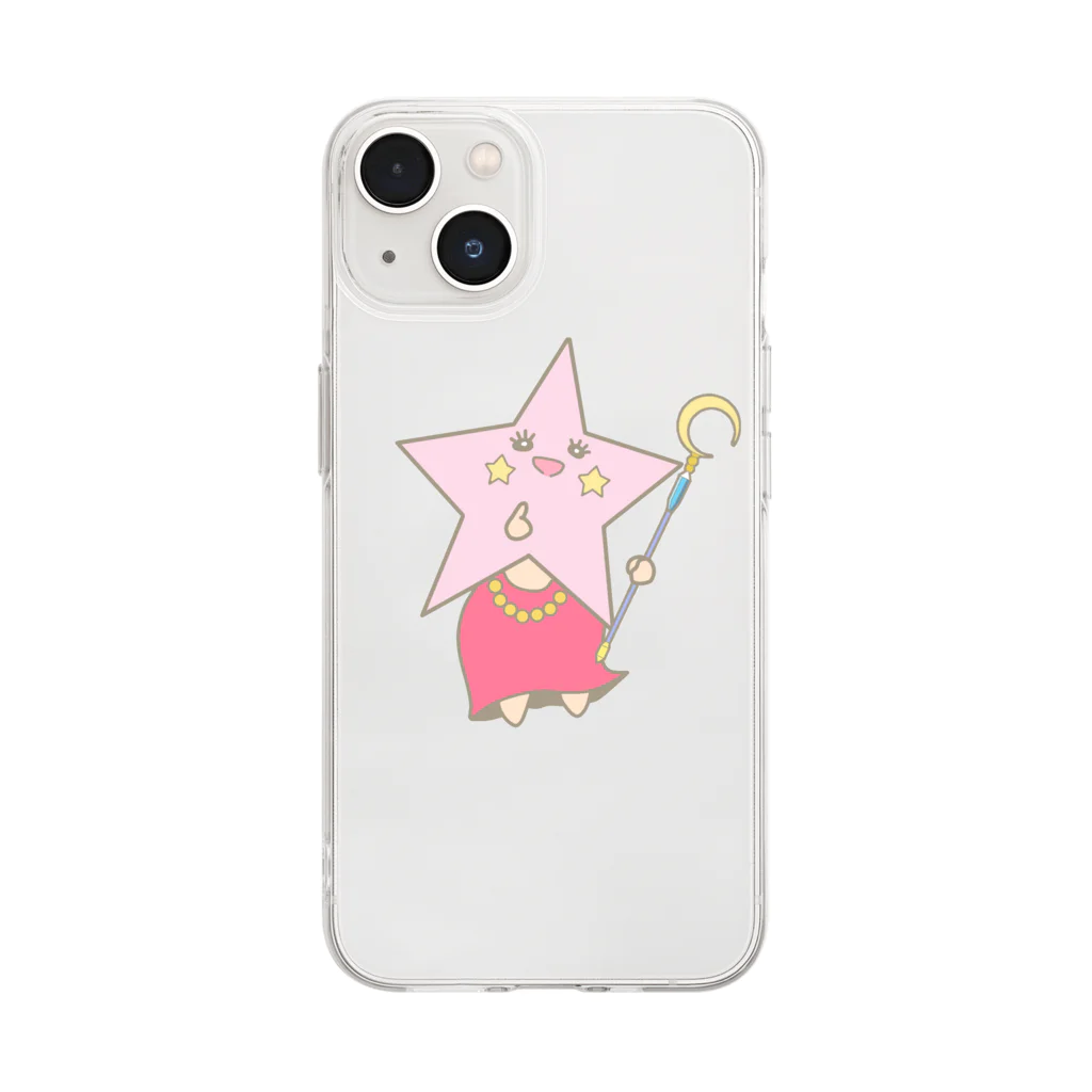 さきまるらんどの星しゃん⭐︎ Soft Clear Smartphone Case