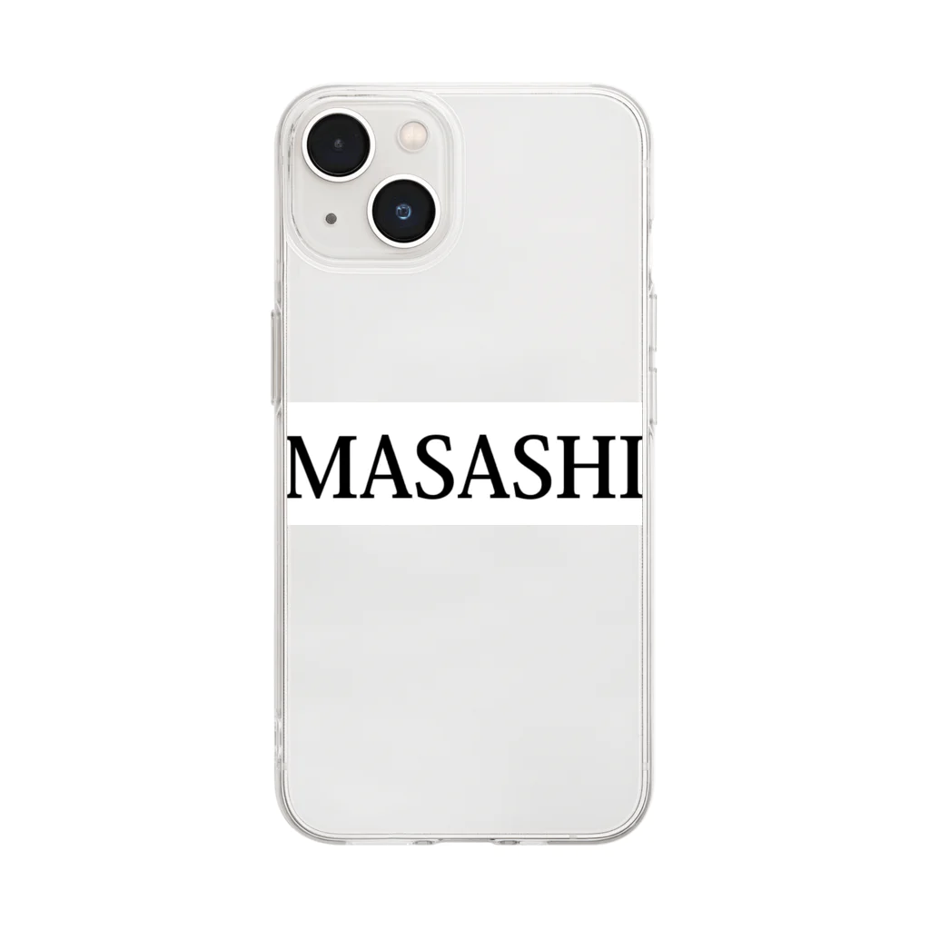 masa.SHOPのMASASHI2 Soft Clear Smartphone Case