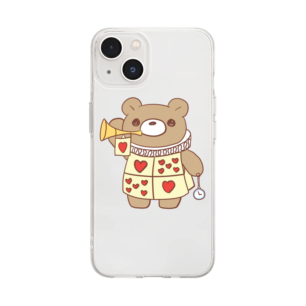 みゃい🧸🐾のアリスに出てきそうなくみゃ Soft Clear Smartphone Case