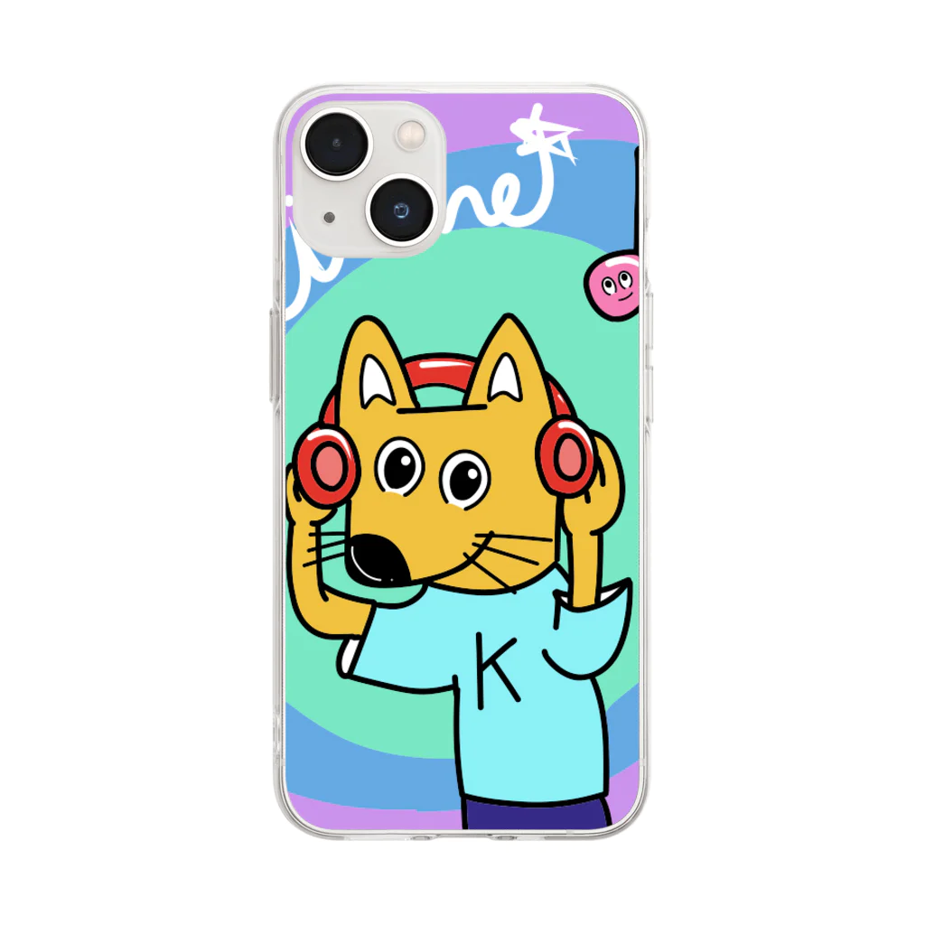 キツネハウスのMUSIC・FOX⭐️ Soft Clear Smartphone Case