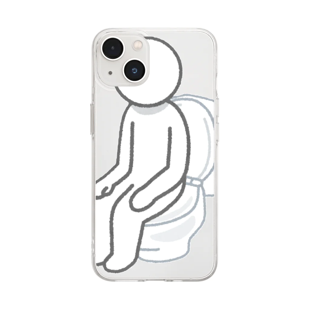 やってみたんだのりきむ Soft Clear Smartphone Case