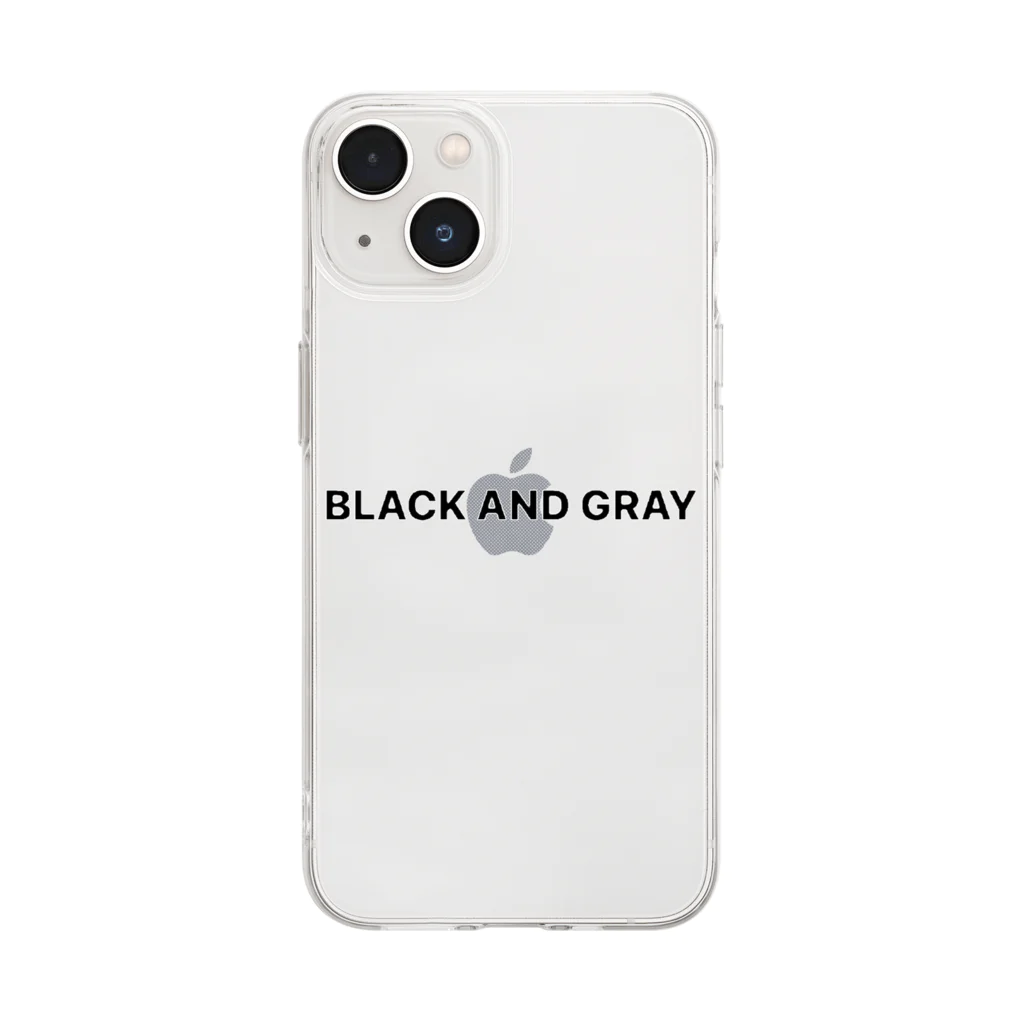 BLACK AND GRAYのBLACK AND GRAY Soft Clear Smartphone Case