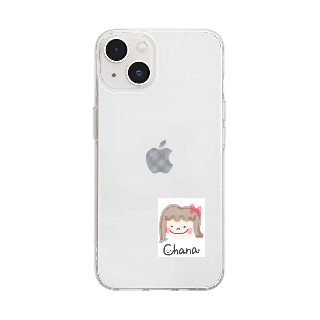 chanachanaのちゃなちゃん Soft Clear Smartphone Case