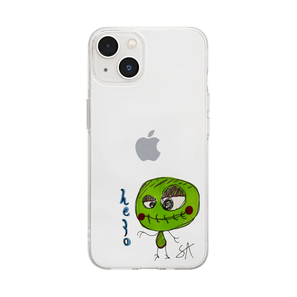 多才-tasai-の無芸-mugei- Soft Clear Smartphone Case