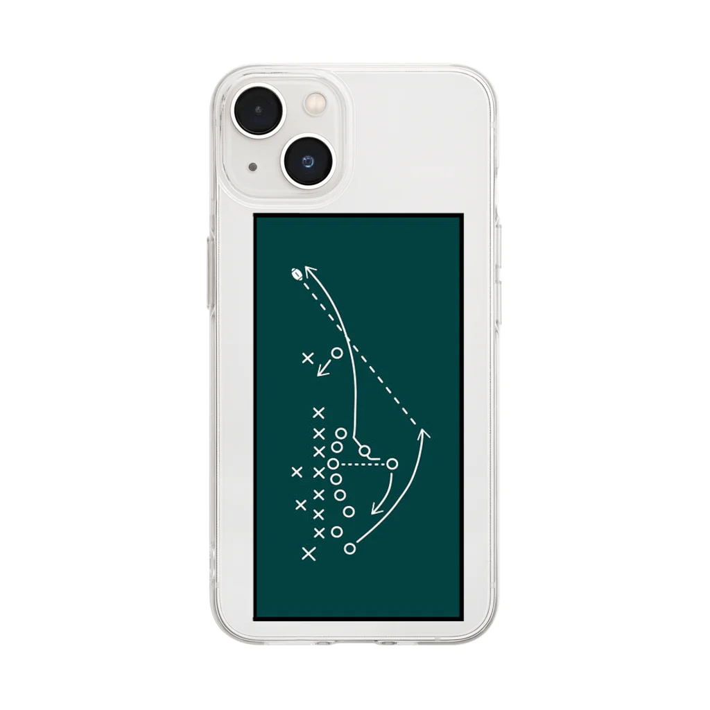 AAアメフトのPhilly Special Soft Clear Smartphone Case