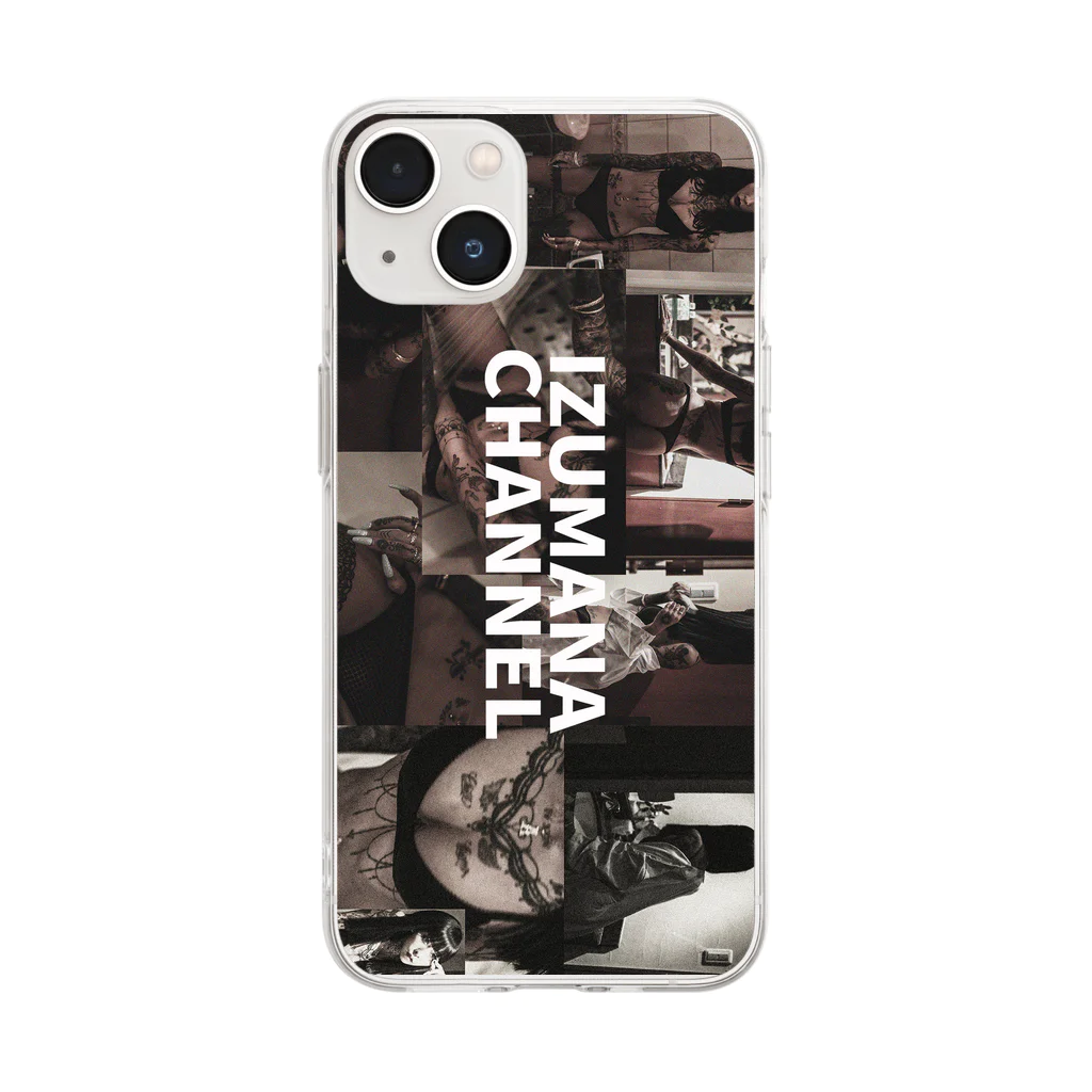 IZUMANASHOPのIZUMANAチャンネルオリジナル携帯カバー Soft Clear Smartphone Case