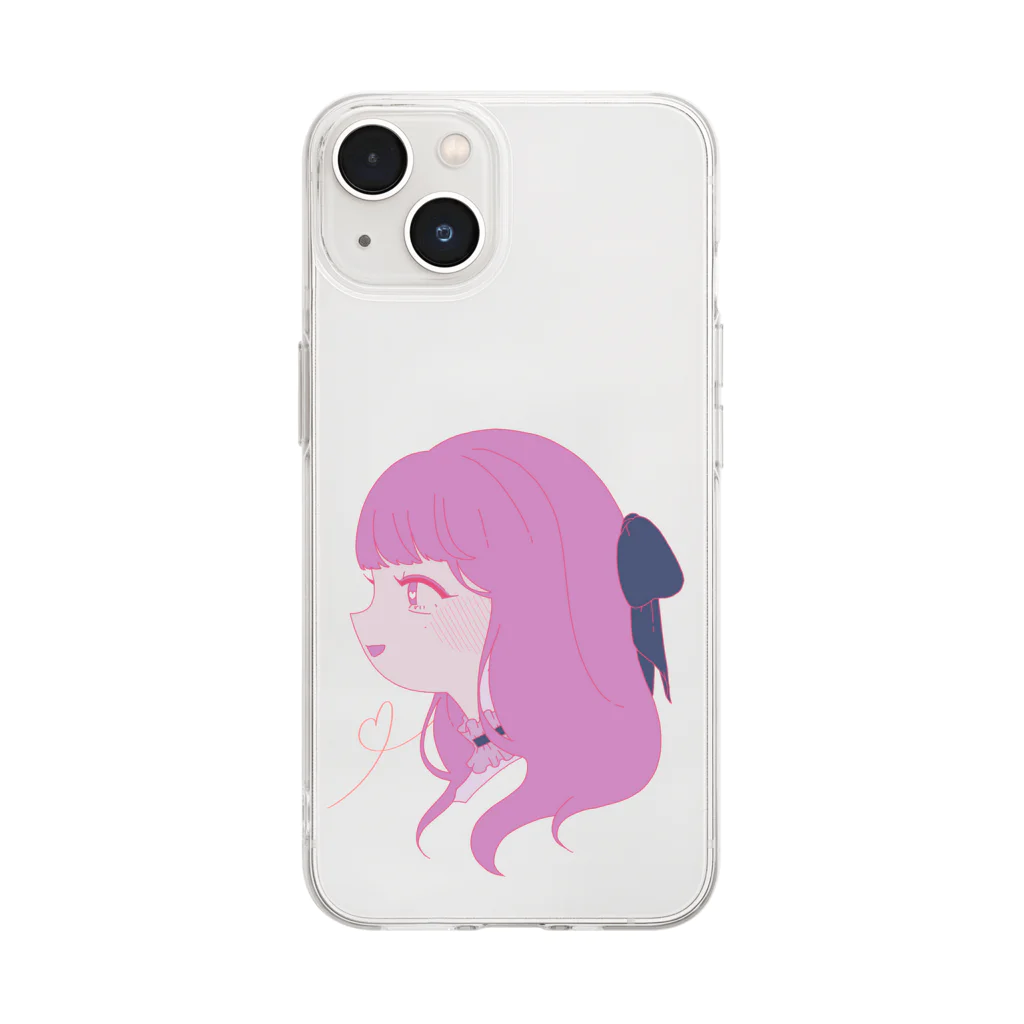 ∞lette OFFICIAL STOREの聖乃むむ Soft Clear Smartphone Case