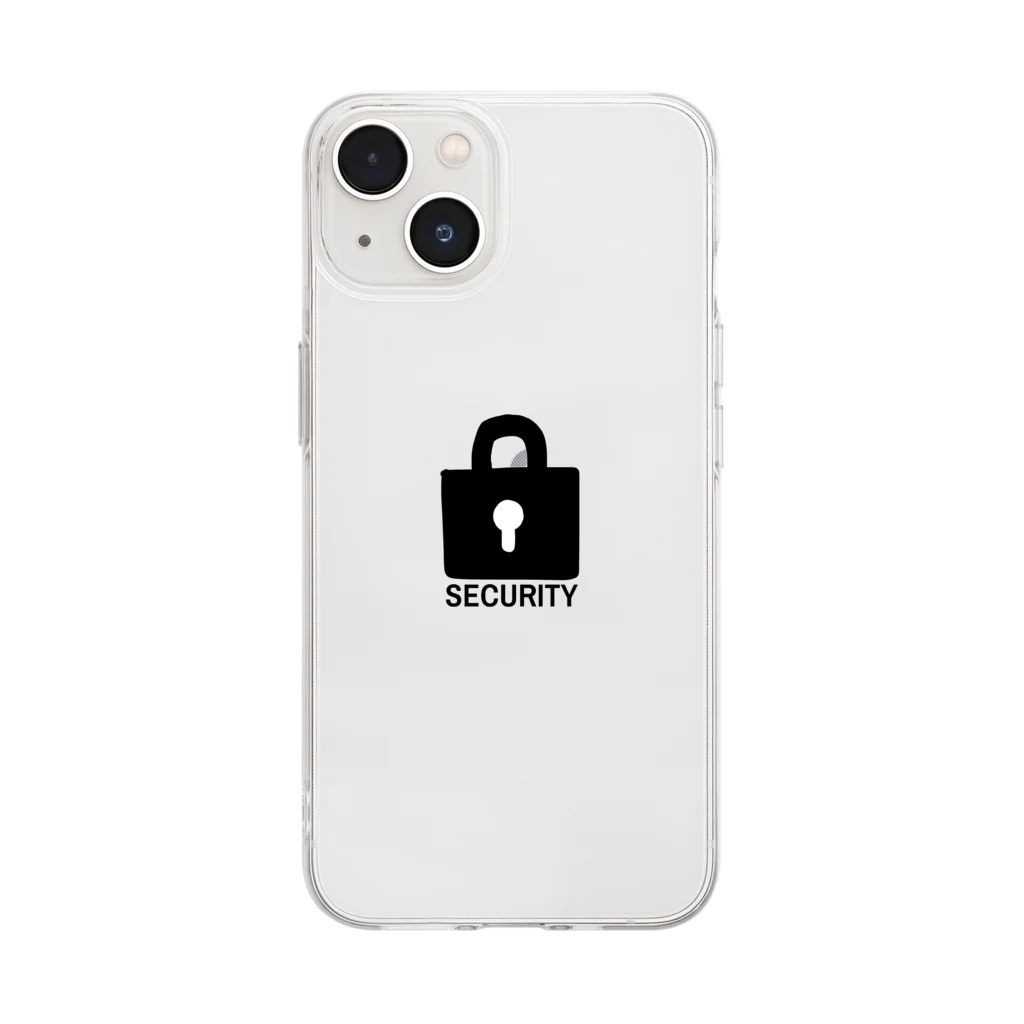 MUDA NA ICONのSECURITY Soft Clear Smartphone Case