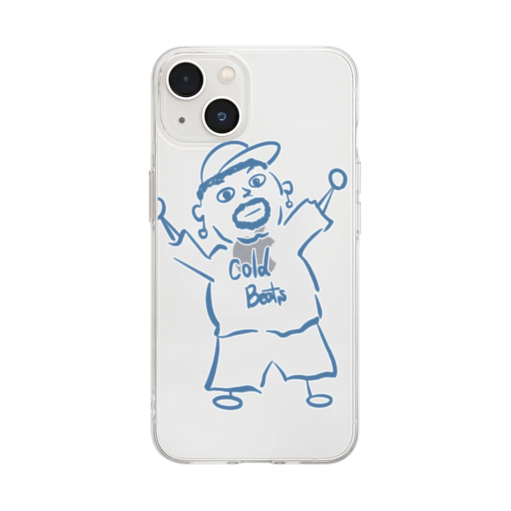 neon_fukuoka_のサビ管あっちゃん Soft Clear Smartphone Case