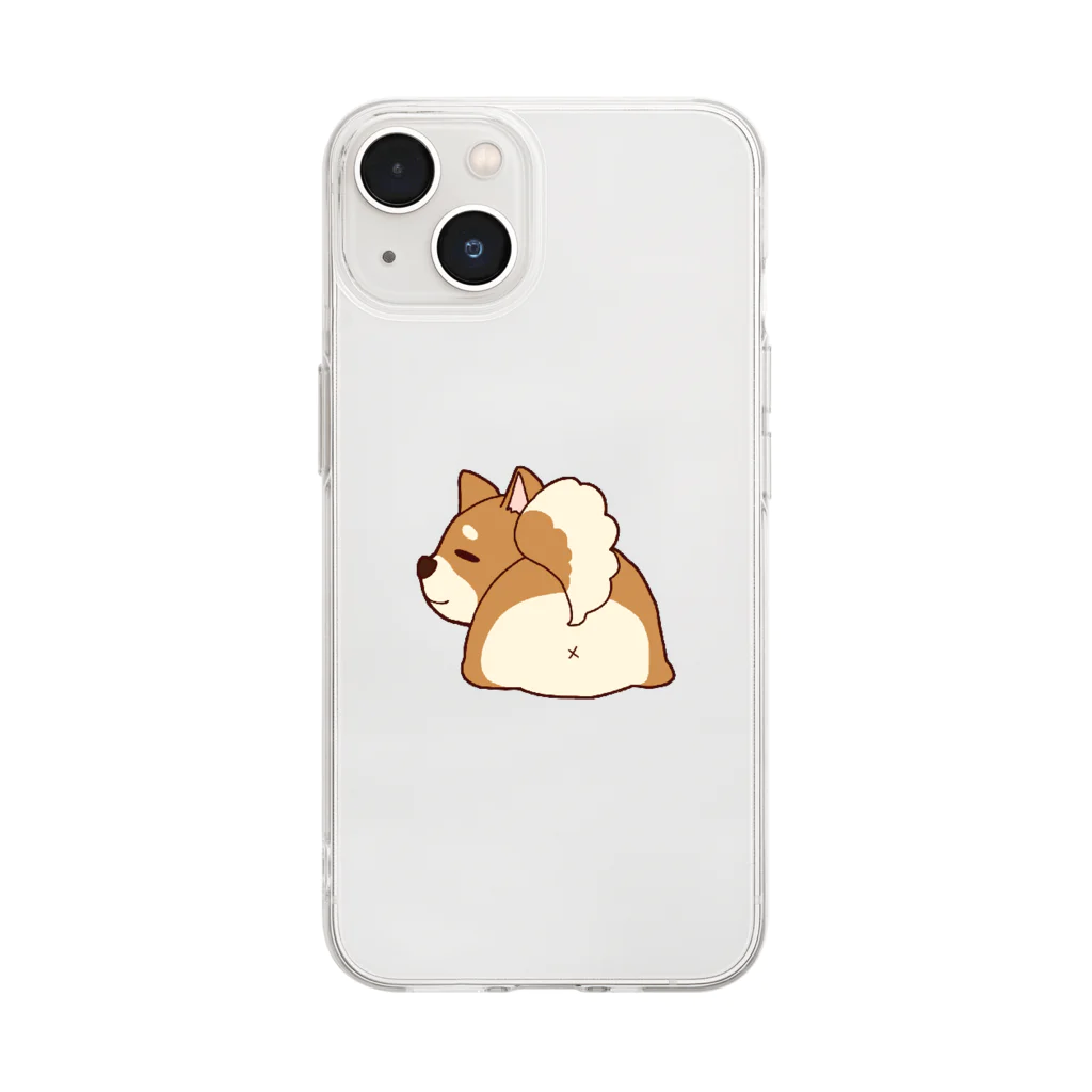 まりも2022のわんこ Soft Clear Smartphone Case