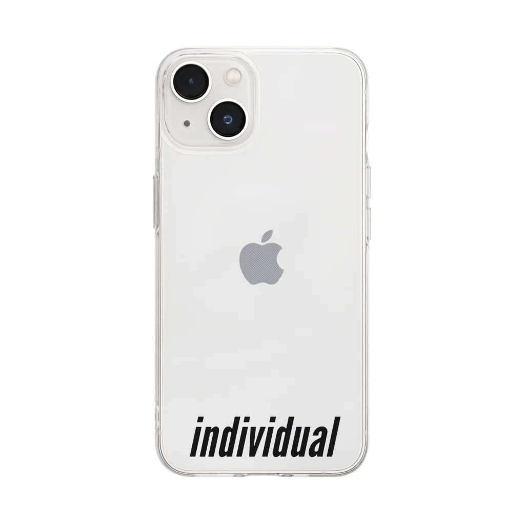 individualのindividualist ソフトクリアスマホケース