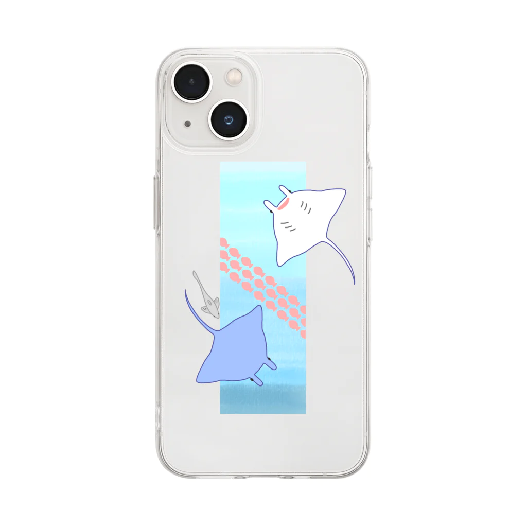 焼林檎のマンタくん Soft Clear Smartphone Case