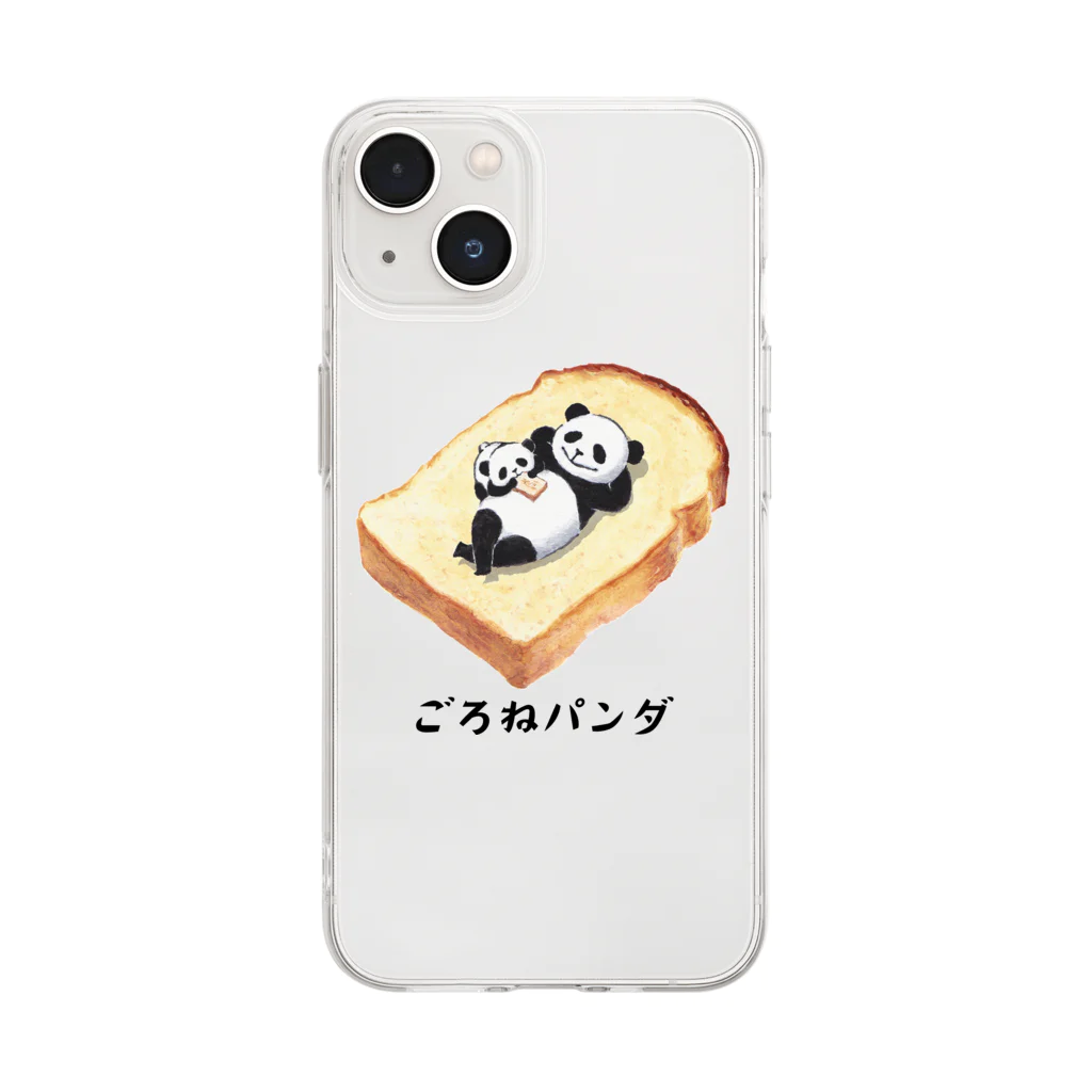 fig-treeのごろねパンダ Soft Clear Smartphone Case