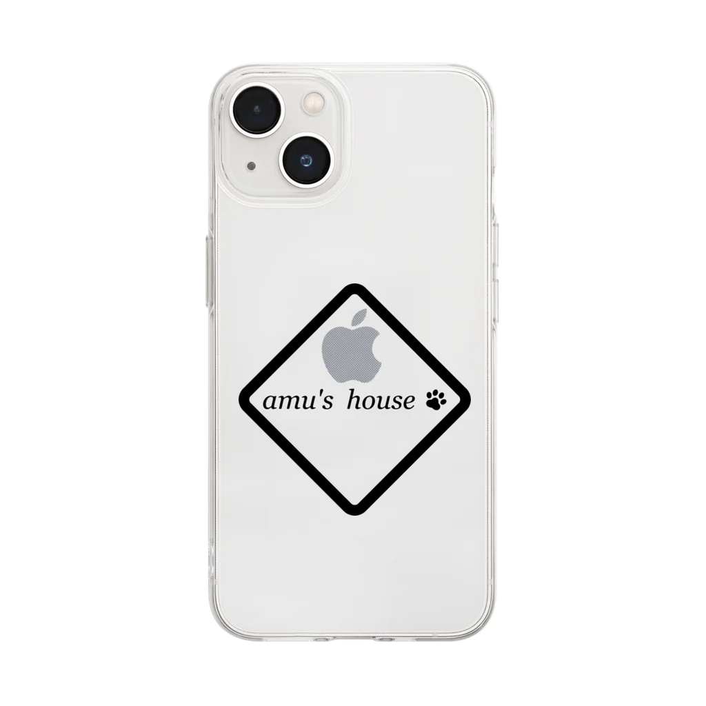 amu's  houseのamu's house  Soft Clear Smartphone Case