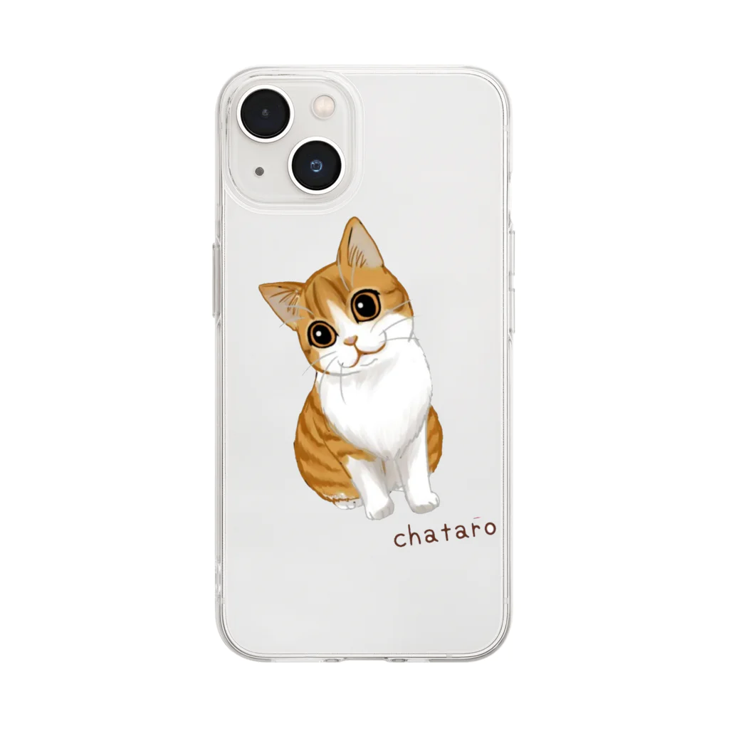 chatajiro37118のchataro Soft Clear Smartphone Case