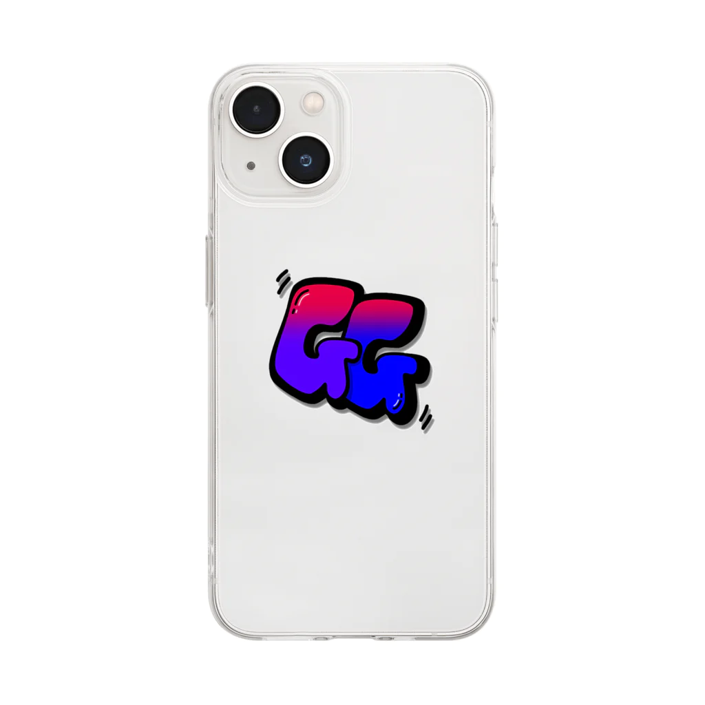 なんとかなる屋さんのGG(Good Game) Soft Clear Smartphone Case