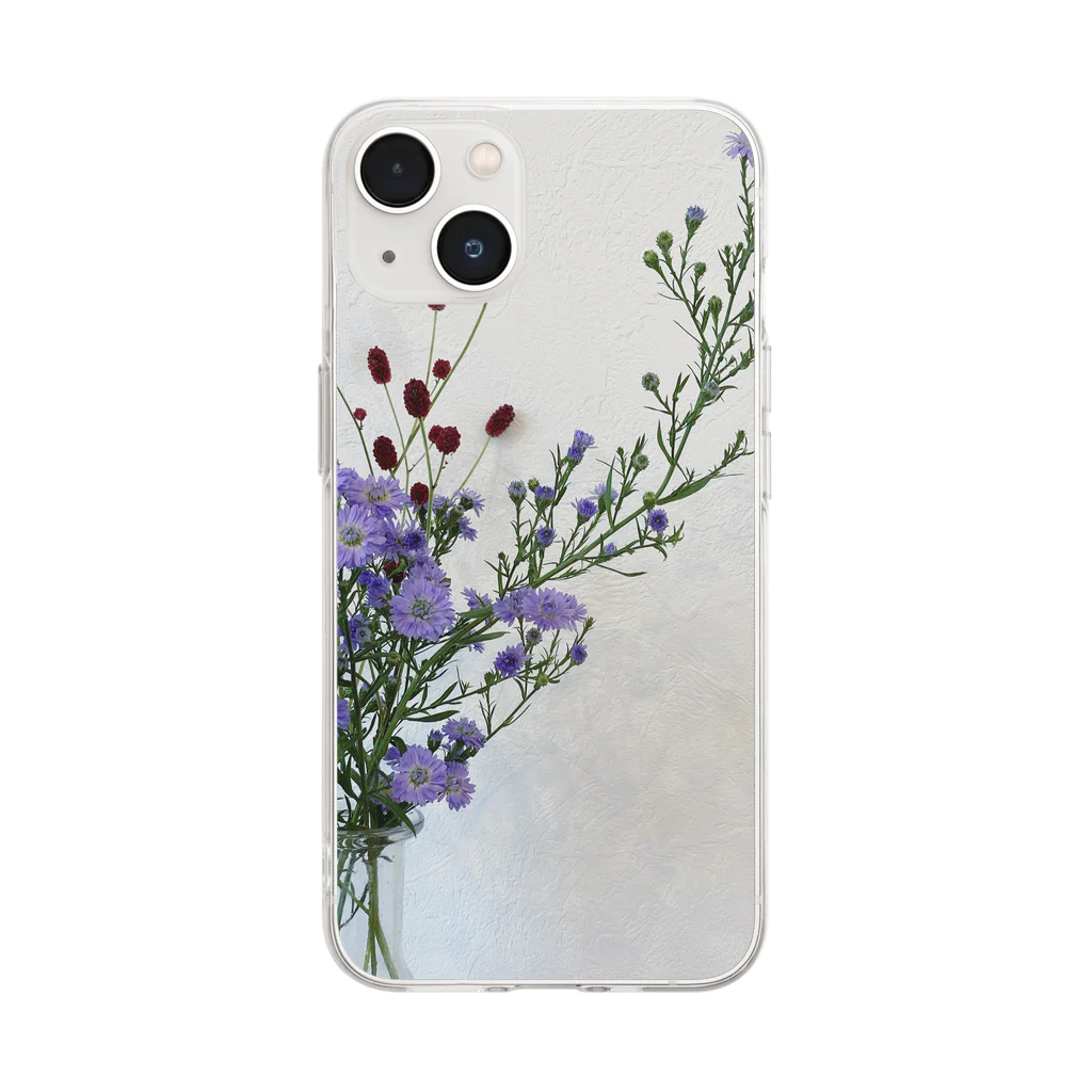 NAOTO117のFlower ら・い・ふ Soft Clear Smartphone Case