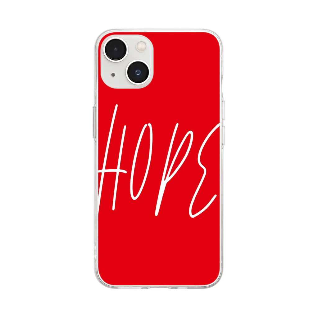 Rのhope Soft Clear Smartphone Case