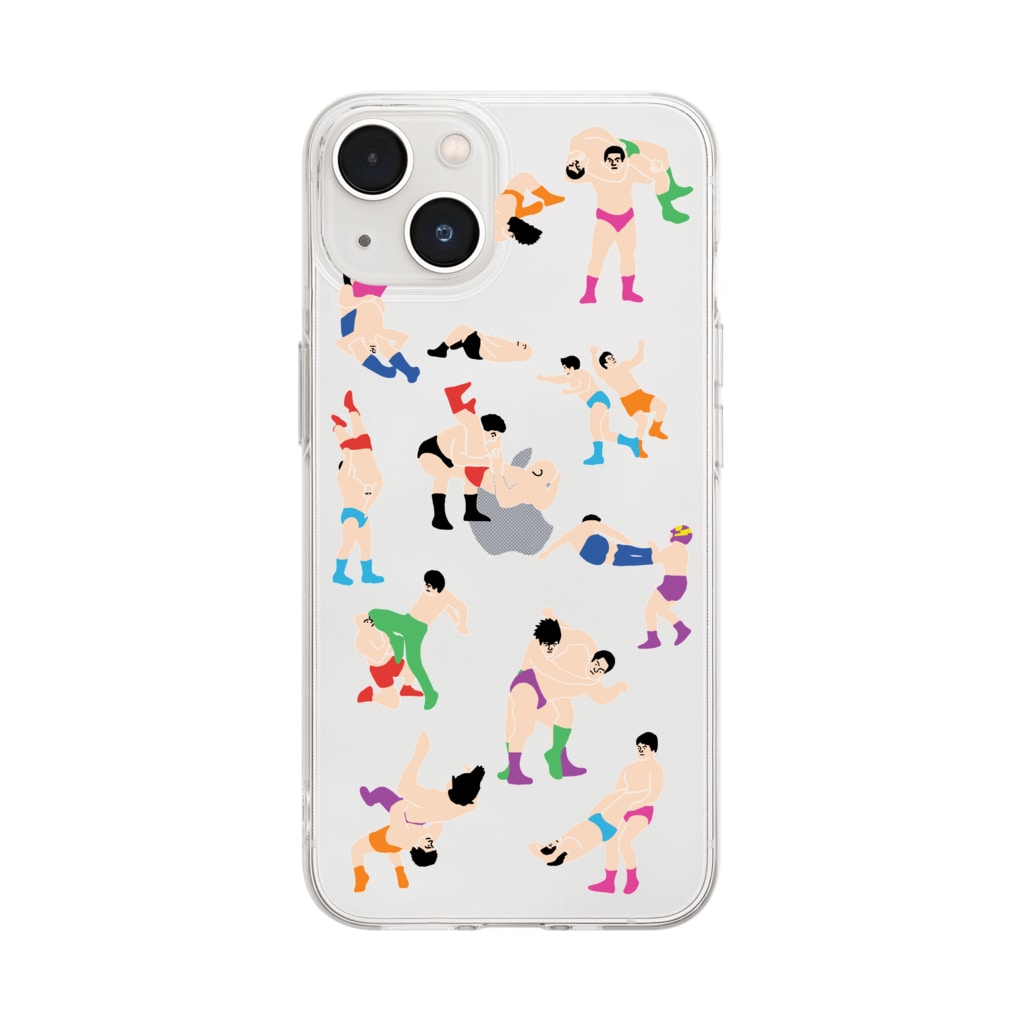 Panic Junkieのプロレス５ Soft Clear Smartphone Case